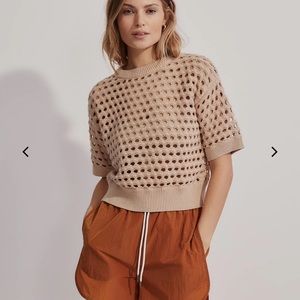 Varley Claybourne Knit Tee NWT